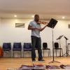 Student Angelo Chery performing in student recital. Photo by Richard Casamento. 